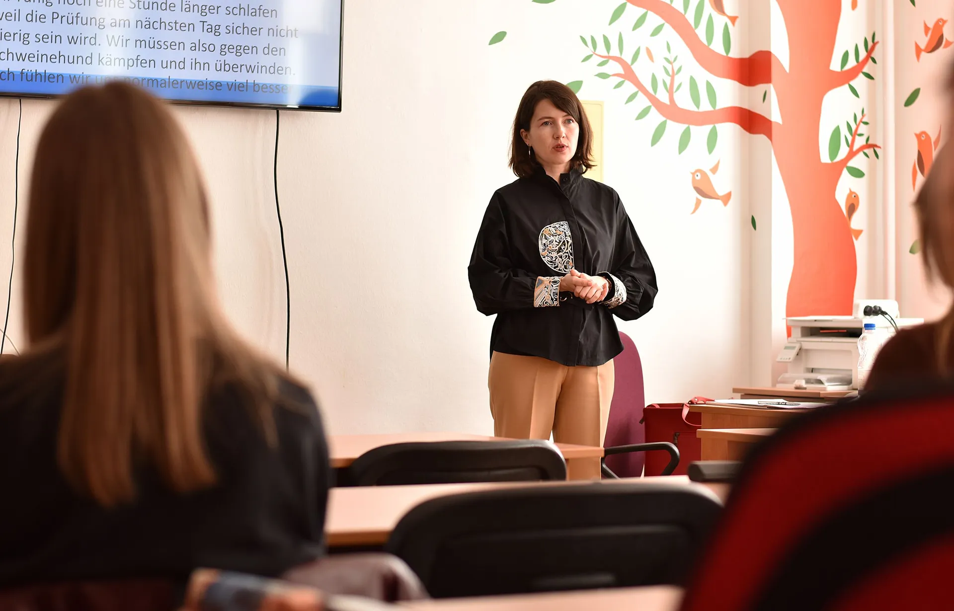 Приглашенный по программе «Беларусь интеллектуальная» специалист провела занятия для студентов ФСК